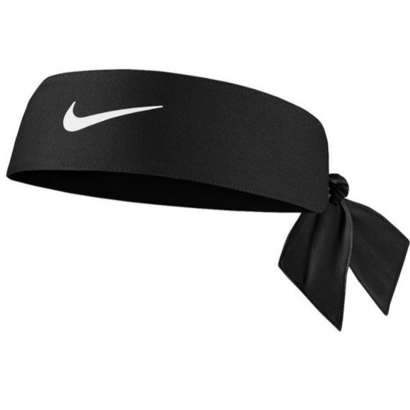 Nwt Nike Dry Dri-Fit Black Head Tie Unisex - Picture 1 of 11